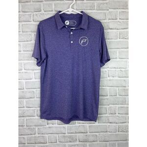 Flagstaff Golf Apparel Mens Royal Purple Heather Polo Size Small